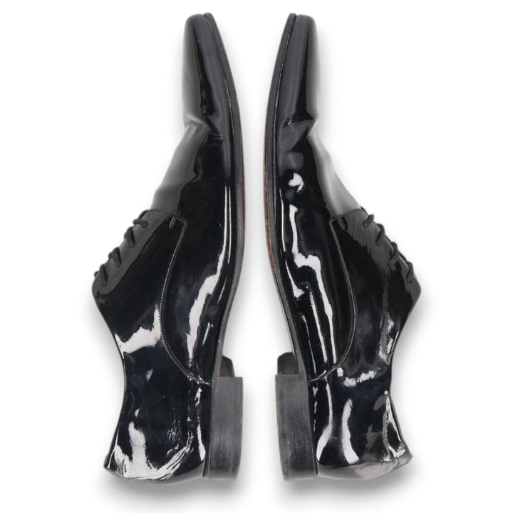 Dsquared2 plain toe shoes, made in Italy, size 42 Men's 27.0cm genuine leather black type Vintage Second Hand