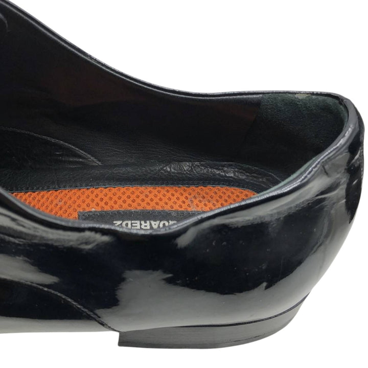 Dsquared2 plain toe shoes, made in Italy, size 42 Men's 27.0cm genuine leather black type Vintage Second Hand
