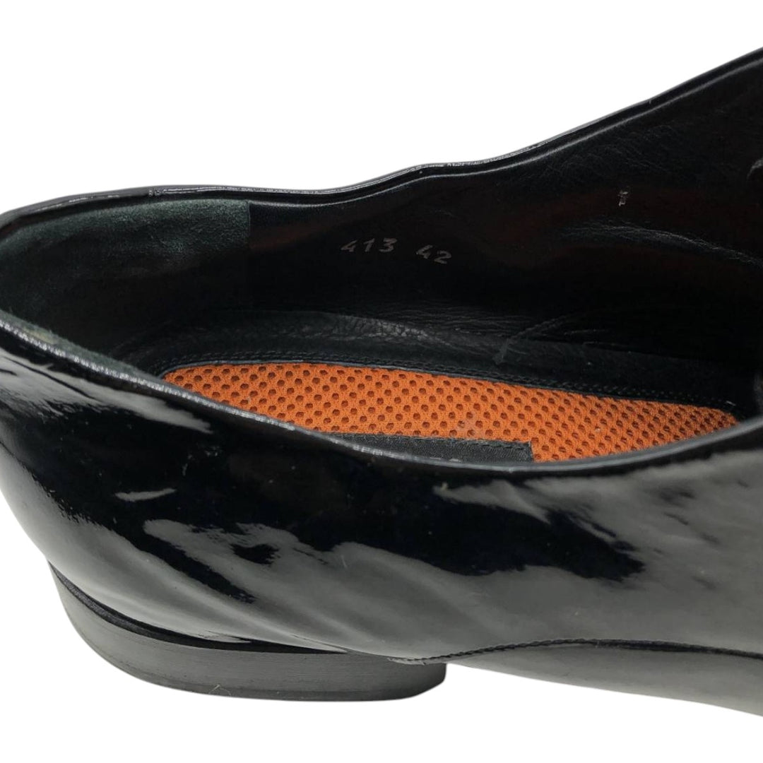 Dsquared2 plain toe shoes, made in Italy, size 42 Men's 27.0cm genuine leather black type Vintage Second Hand