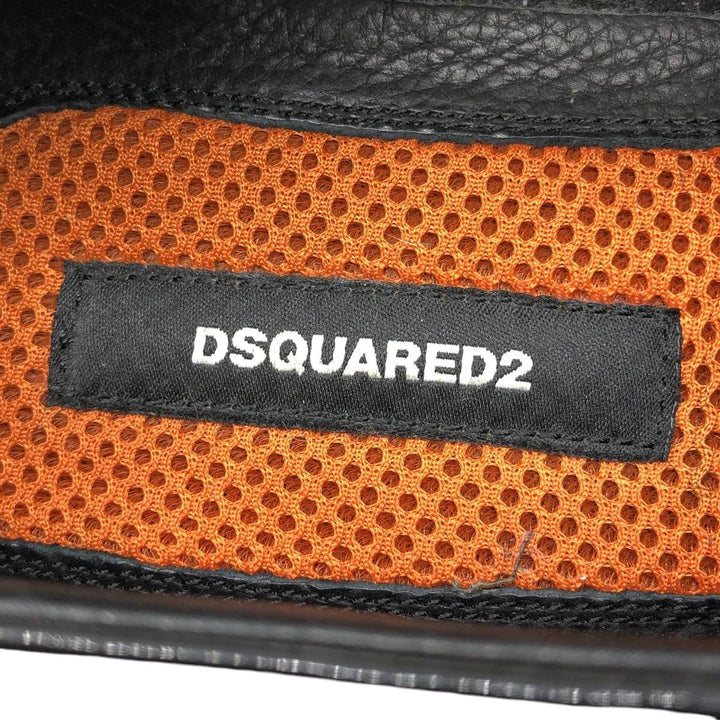 Dsquared2 plain toe shoes, made in Italy, size 42 Men's 27.0cm genuine leather black type Vintage Second Hand