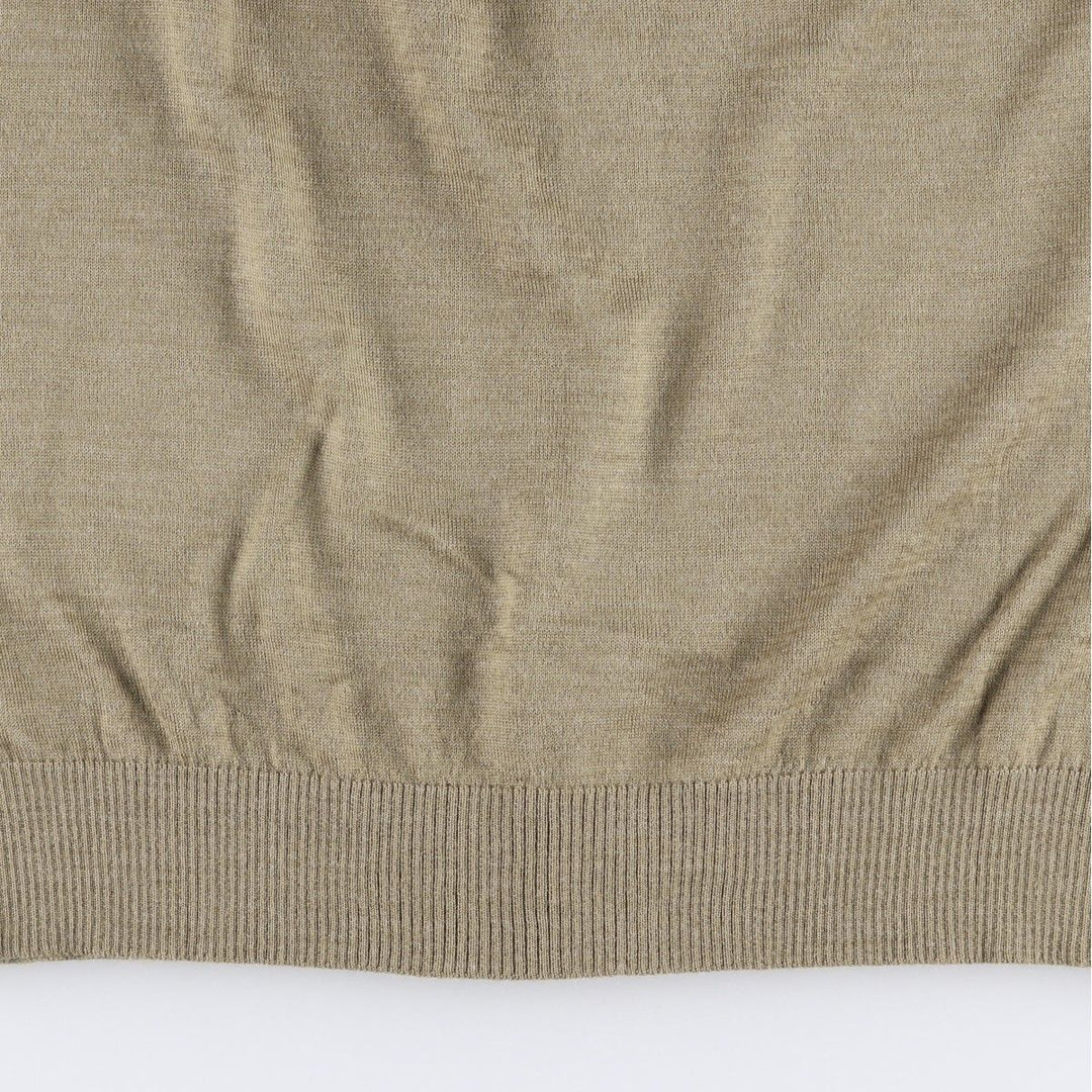 Balmain acrylic x wool knit cardigan, men's size M (approx.) wool Khaki type beige Vintage Second Hand