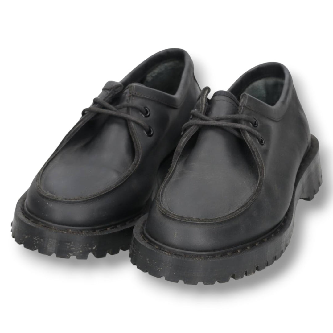 MHL. SOLOVAIR Moccasin Shoes, Made in England, Size 5 Women's 23.5cm genuine leather black type Vintage Second Hand