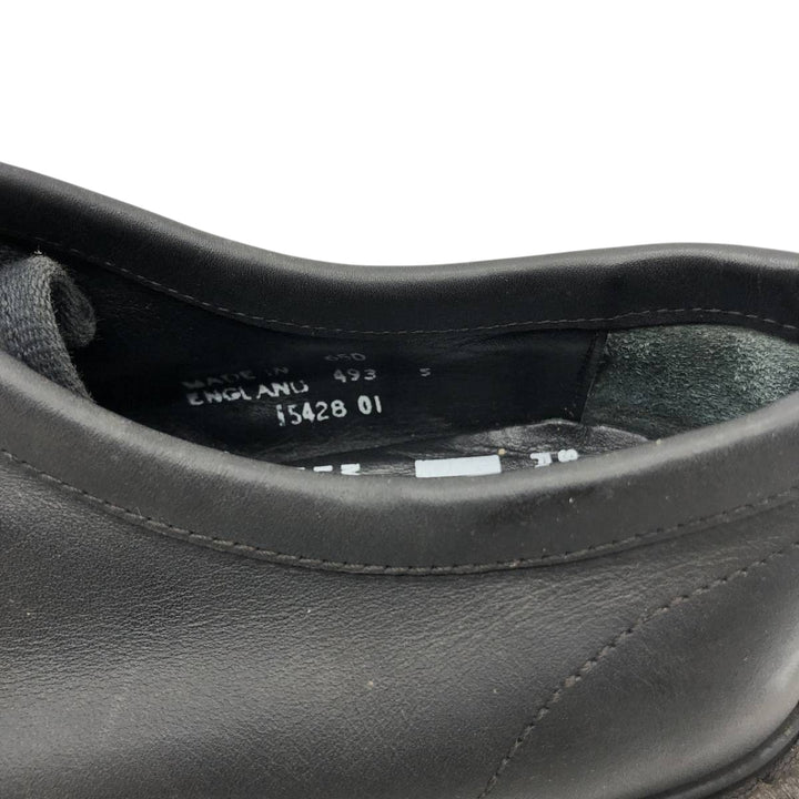 MHL. SOLOVAIR Moccasin Shoes, Made in England, Size 5 Women's 23.5cm genuine leather black type Vintage Second Hand