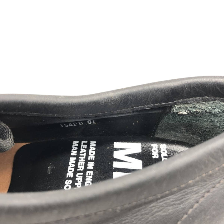 MHL. SOLOVAIR Moccasin Shoes, Made in England, Size 5 Women's 23.5cm genuine leather black type Vintage Second Hand