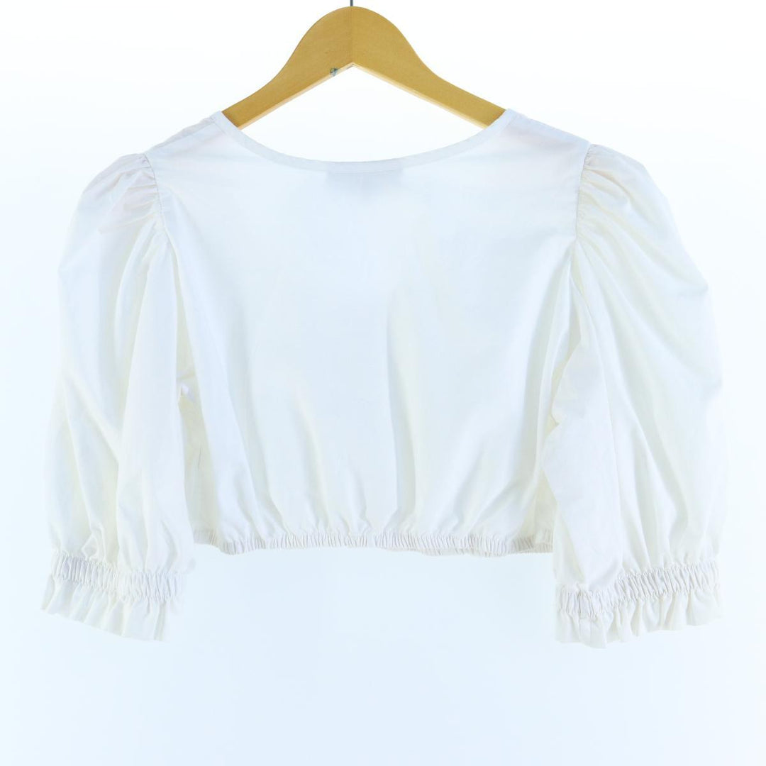 Short length, half sleeve Tyrolean blouse for women, size S /eaa051505