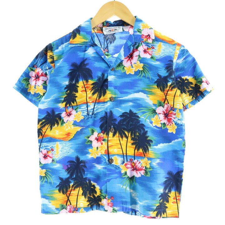 PACIFIC LEGEND Hawaiian Aloha Shirt Made in Hawaii S /eaa061160