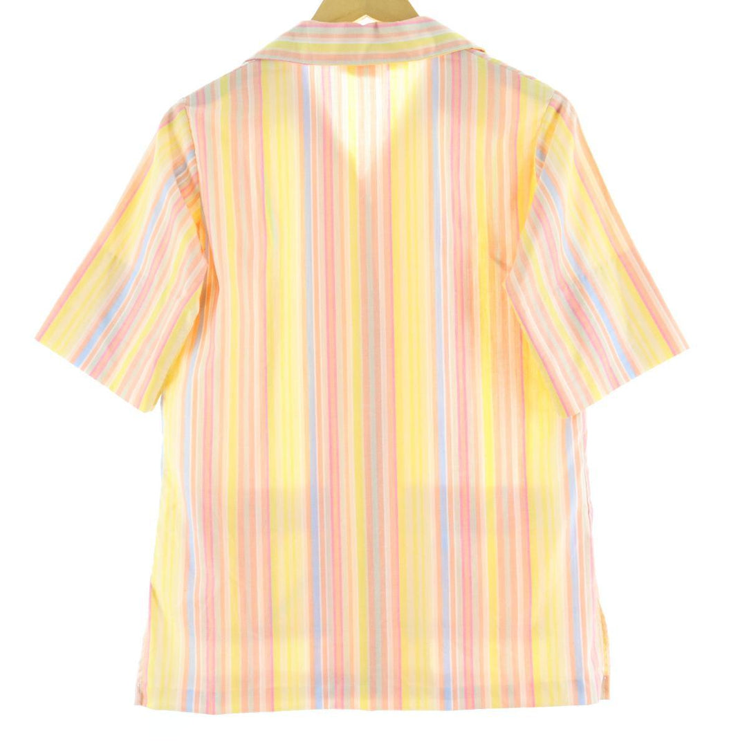 70'S Lori Lynn open collar shirt for women, M /eaa067400