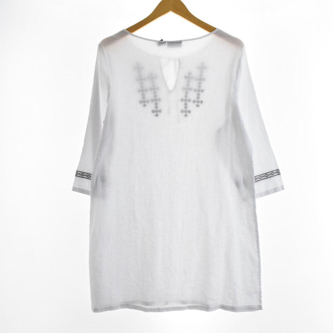 APT.9 Embroidered 3/4 Sleeve Tunic Women's XL /eaa147863