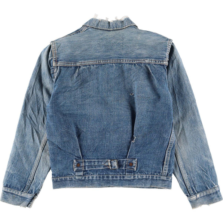 1940'S Levi's 506XX First 1st Early Needle-stitched Cinch Back Denim Jacket G-Jean Women's XS /eaa238374