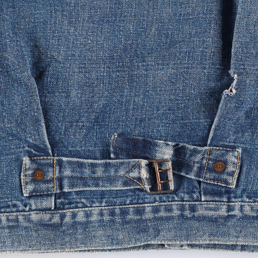 1940'S Levi's 506XX First 1st Early Needle-stitched Cinch Back Denim Jacket G-Jean Women's XS /eaa238374