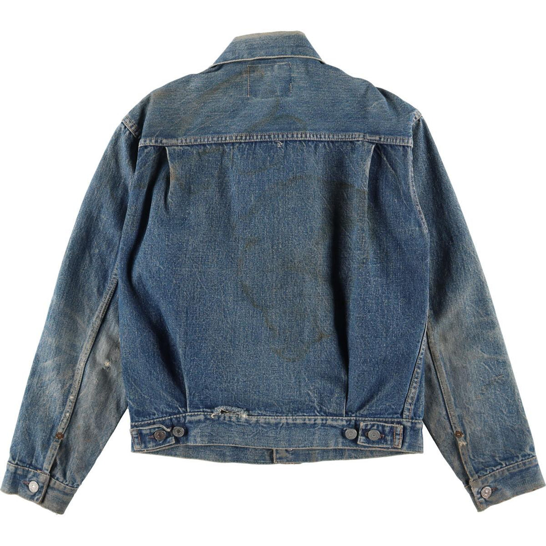 50s-60'S Levi's 507XX 2nd Denim Jacket, G-Jean, Men's S, Women's L, Vintage /eaa238375