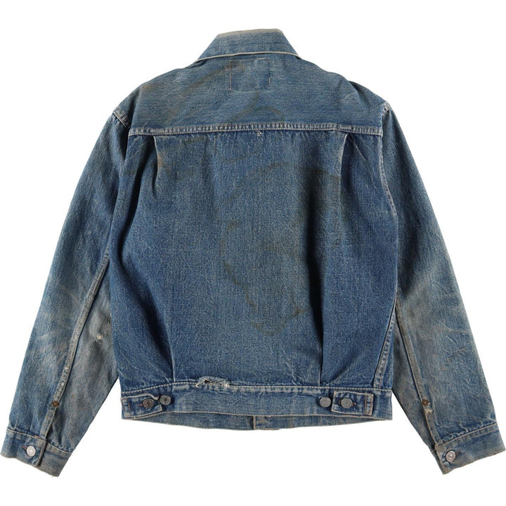 50s-60'S Levi's 507XX 2nd Denim Jacket, G-Jean, Men's S, Women's L, Vintage /eaa238375