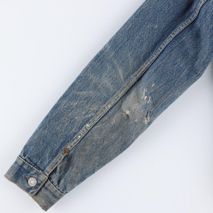 50s-60'S Levi's 507XX 2nd Denim Jacket, G-Jean, Men's S, Women's L, Vintage /eaa238375