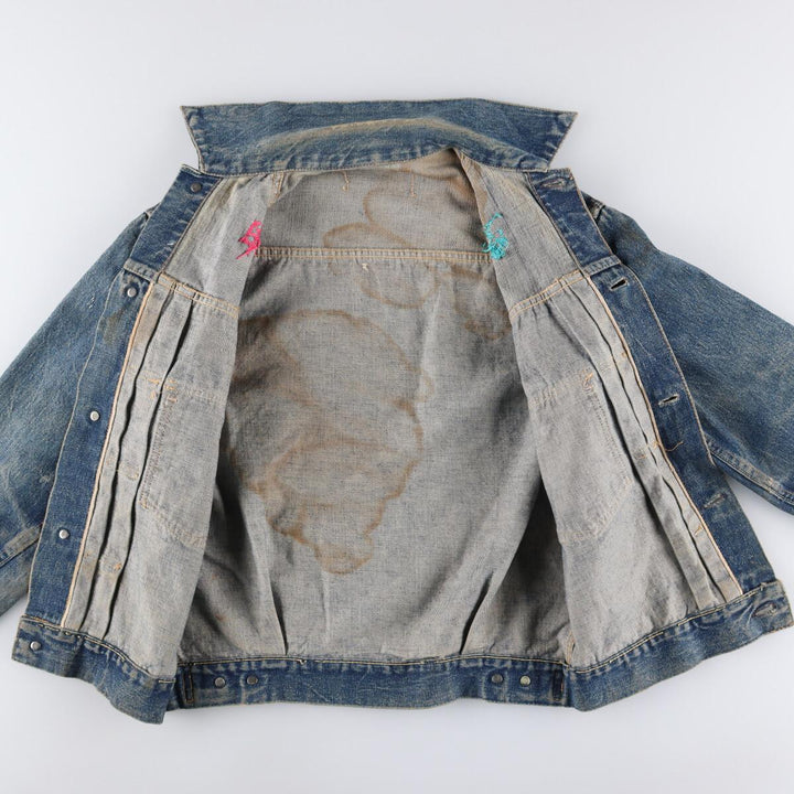 50s-60'S Levi's 507XX 2nd Denim Jacket, G-Jean, Men's S, Women's L, Vintage /eaa238375