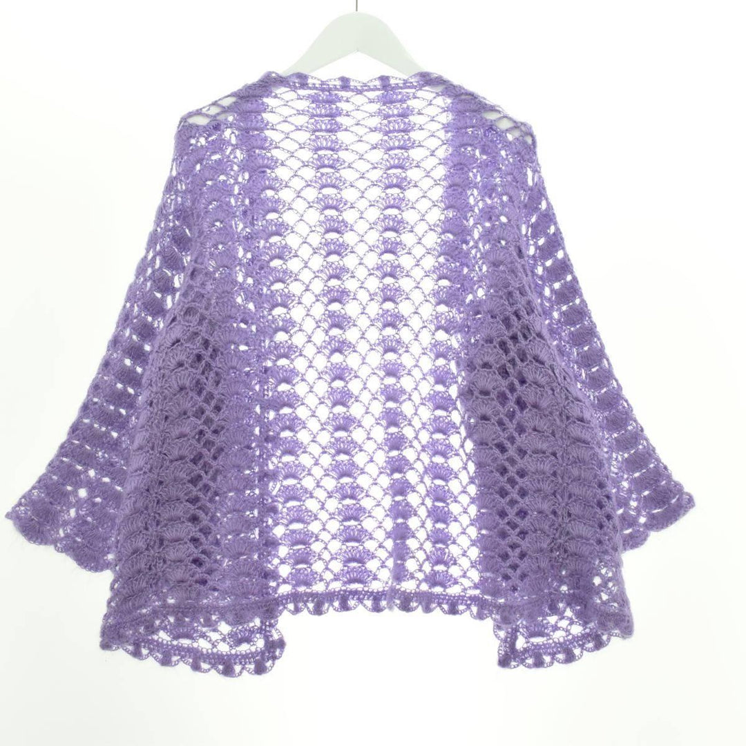 Crochet knit cardigan, women's M, vintage /eaa246458