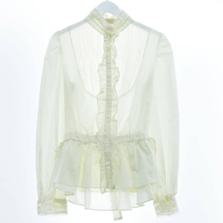 Original&Glamour Lace-switched Long-sleeved Blouse Women's M /eaa246544