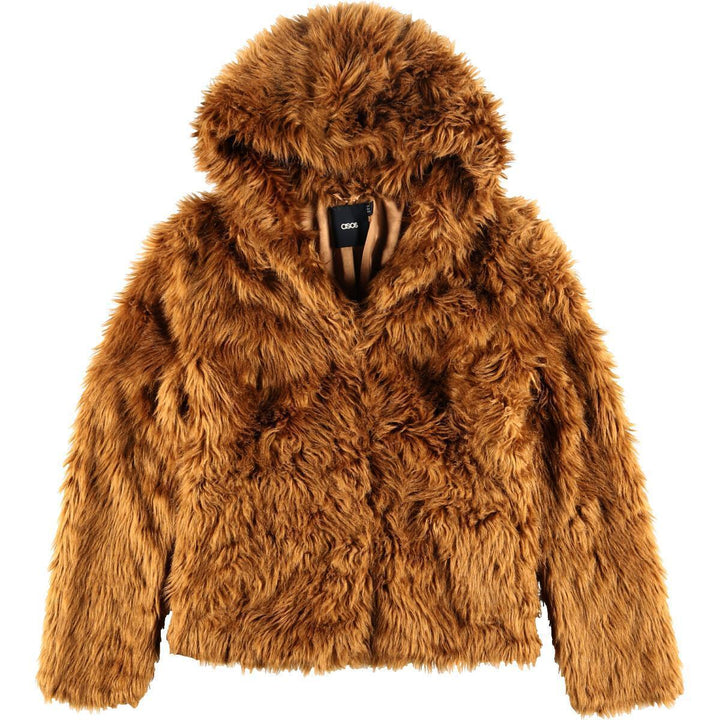 asos faux fur jacket women's M /eaa268165