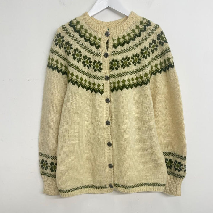 HAUS Nordic wool knit cardigan, women's size M [Elle] /eaa271432