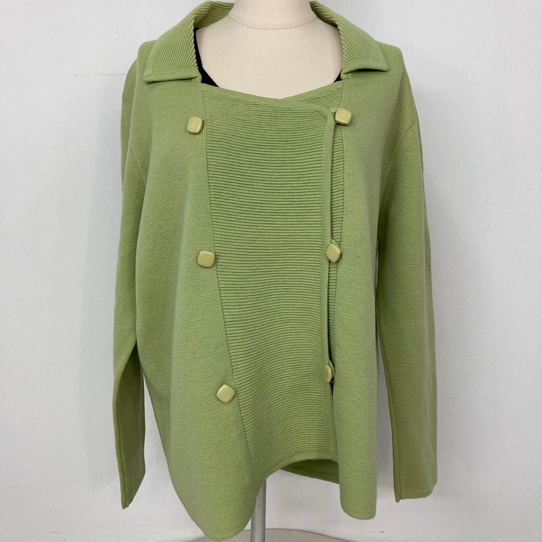 60s~ Gina Teresa wool knit cardigan, made in Italy, women's size M, vintage /eaa286268