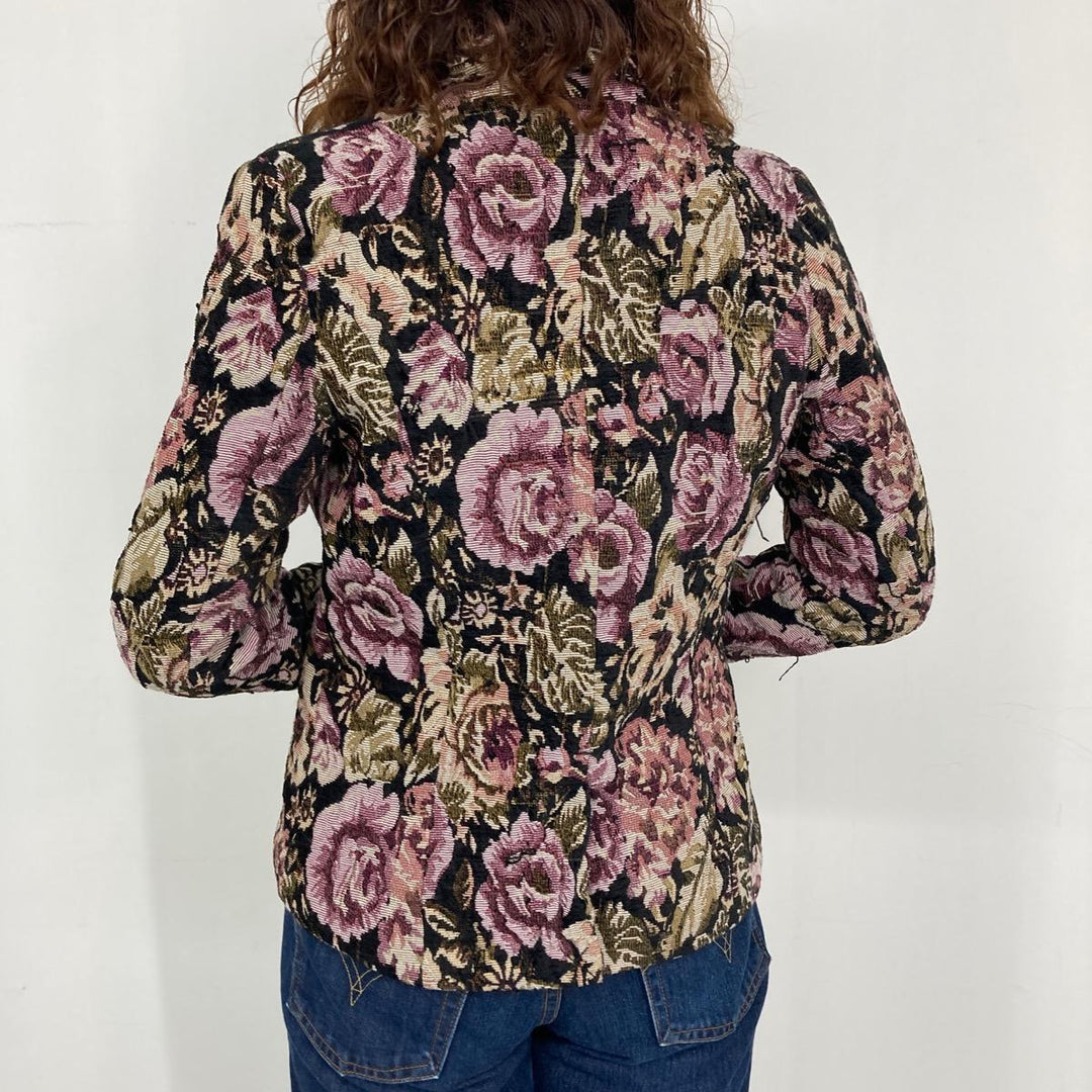 dressbarn floral gobelin tailored jacket for women S /eaa293756