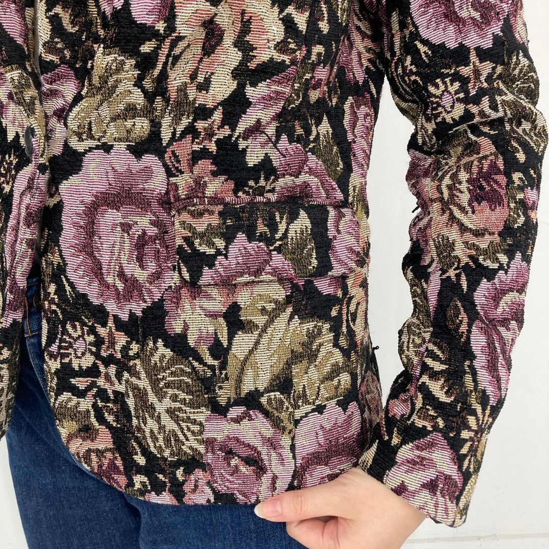 dressbarn floral gobelin tailored jacket for women S /eaa293756