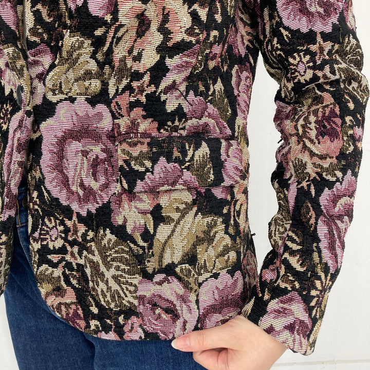 dressbarn floral gobelin tailored jacket for women S /eaa293756