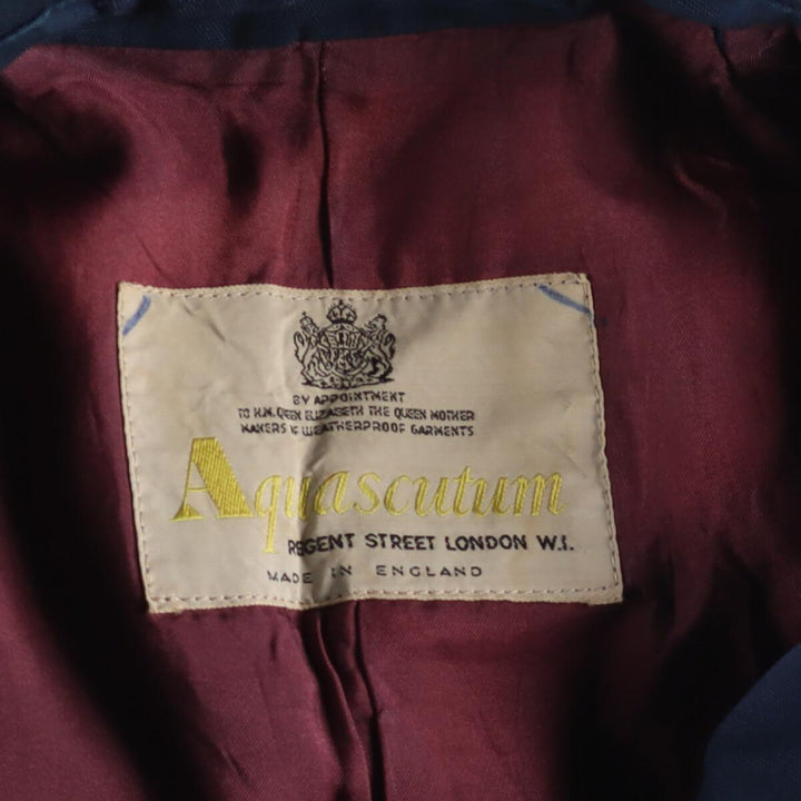 Aquascutum AQUA5 Balmacaan Coat, Made in England, Women's S /eaa298877