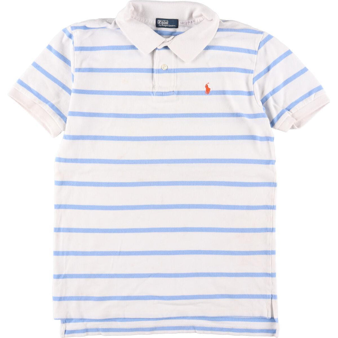 Ralph Lauren POLO by Ralph Lauren Short Sleeve Striped Polo Shirt Women's M /eaa299198