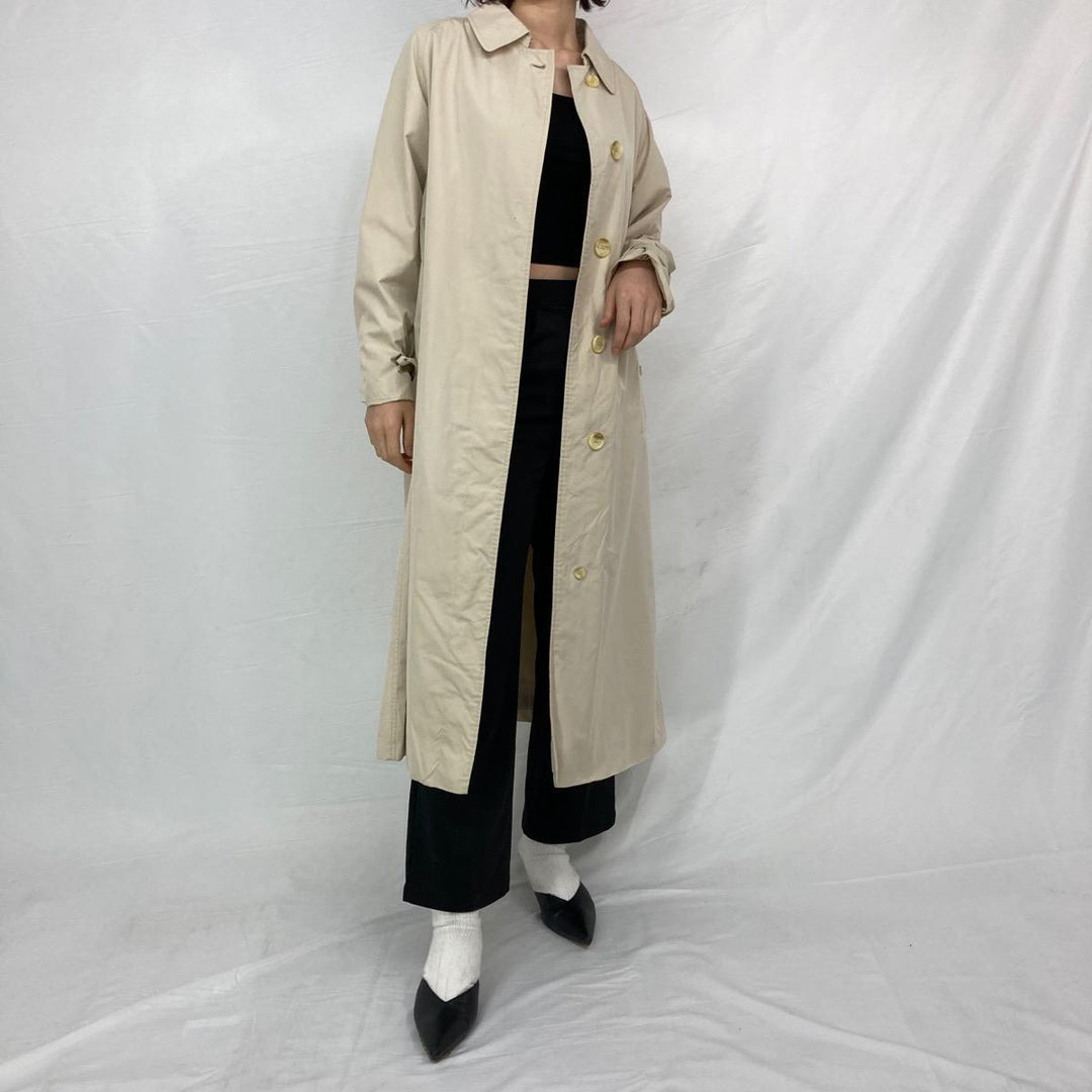 Burberry's One-sleeve Balmacaan Coat, Made in England, Women's M /eaa303359