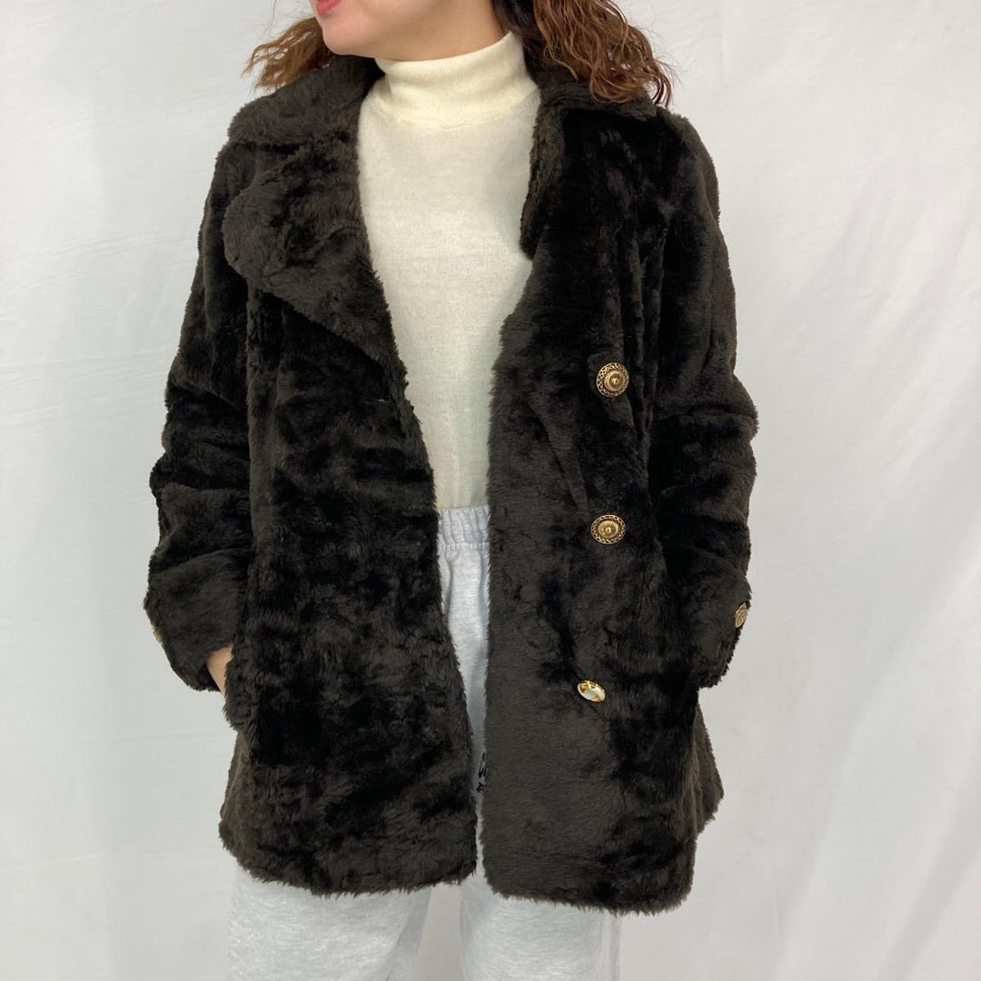 Faux fur jacket for women, M /eaa307416