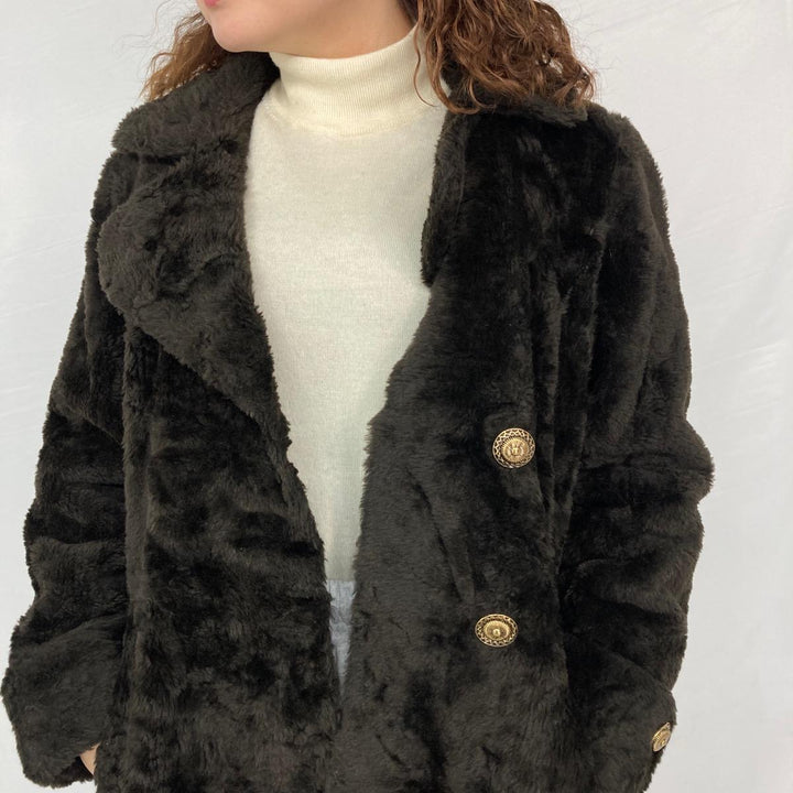 Faux fur jacket for women, M /eaa307416