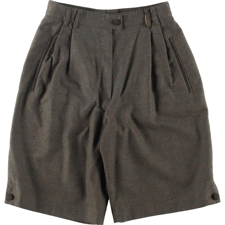 ZERRES Tucked Wool Shorts Women's M /eaa309212