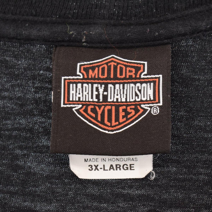 Harley-Davidson Double-sided Print Back Logo Motorcycle Bike T-Shirt Men's XXL /eaa313651