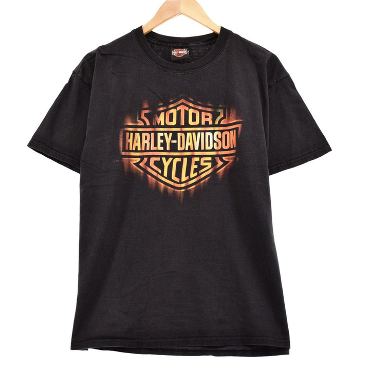 Harley-Davidson Hanes Motorcycle Bike T-shirt Men's L /eaa313765