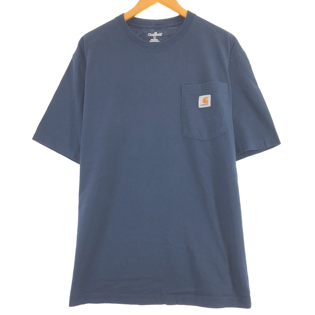 Carhartt Short Sleeve One Point Logo Pocket T-Shirt Men's M Size / eaa313955