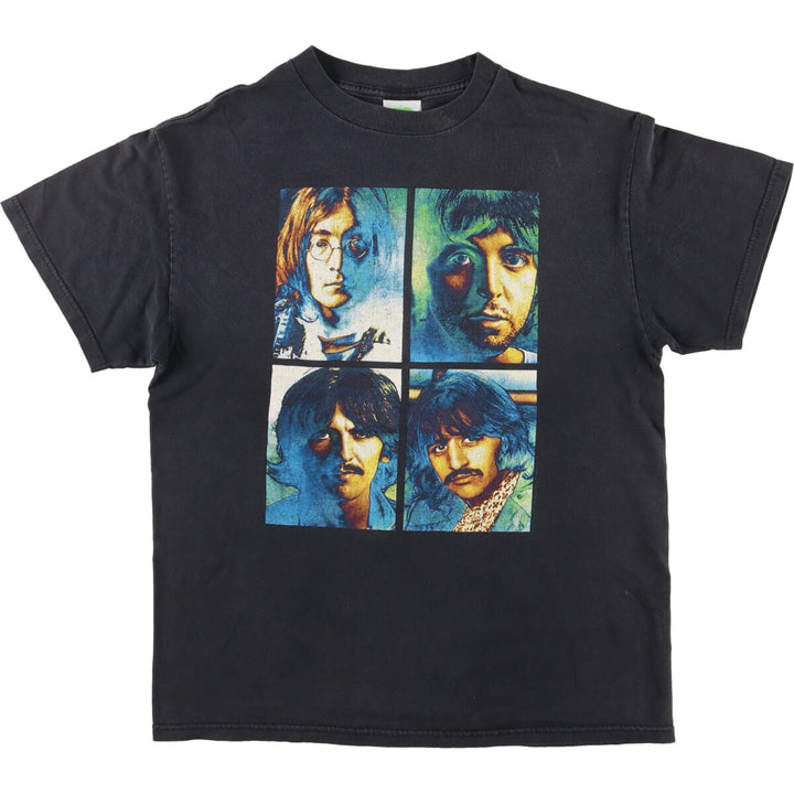 00's THE BEATLES Band T-shirt, Band Tee, Men's M /eaa313993