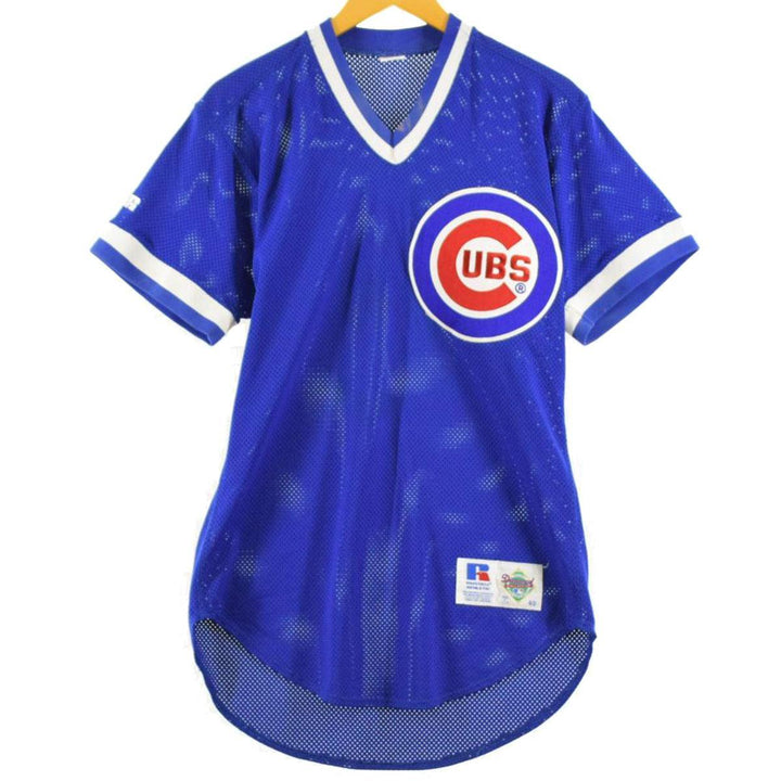 90'S Russell MLB Chicago Cubs Mesh Game Shirt Made in USA Men's M Vintage /eaa317202