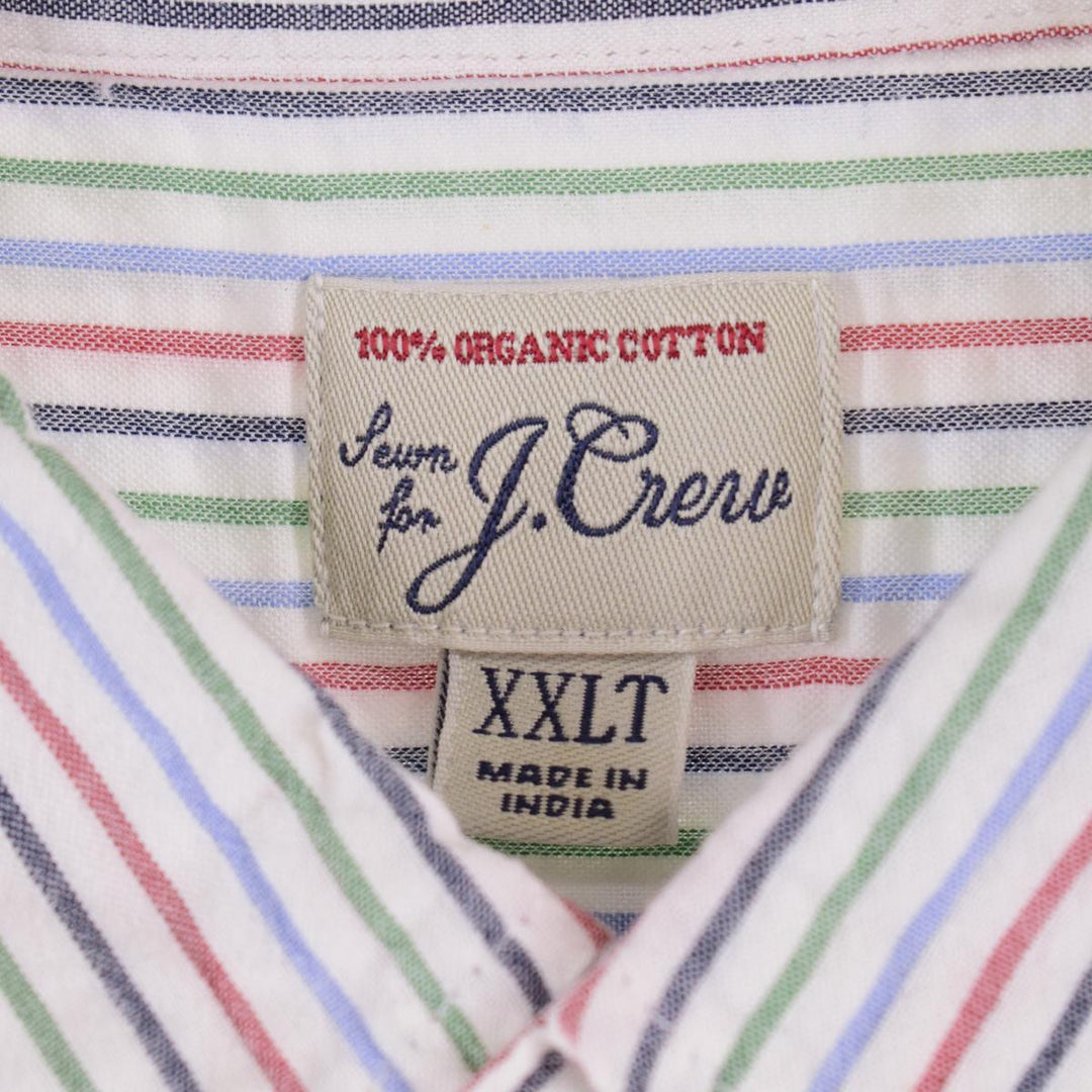 J.Crew Short Sleeve Button Down Striped Shirt Men's XXL /eaa317580