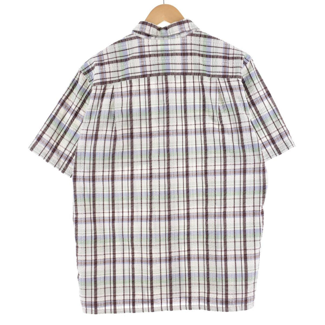 Patagonia CHAPS short sleeve button down check shirt M /eaa317587