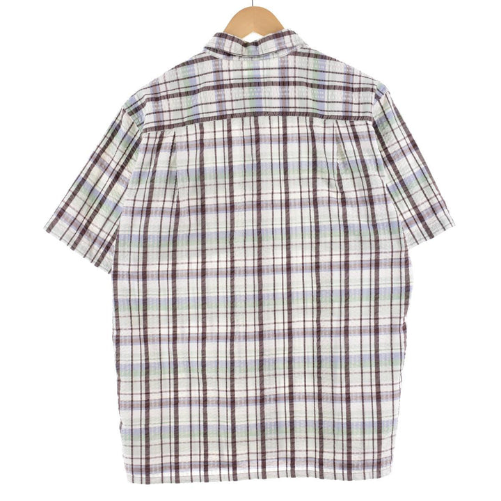 Patagonia CHAPS short sleeve button down check shirt M /eaa317587