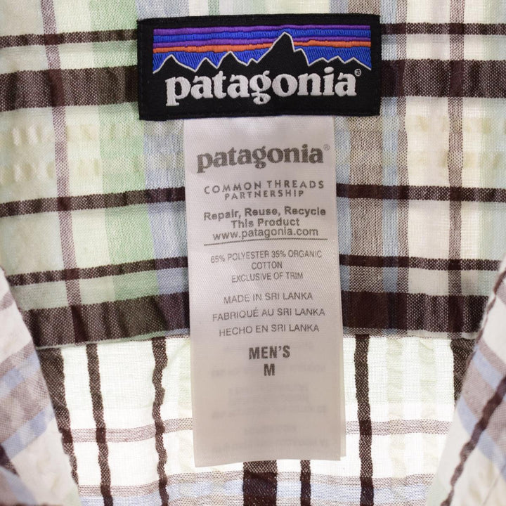 Patagonia CHAPS short sleeve button down check shirt M /eaa317587