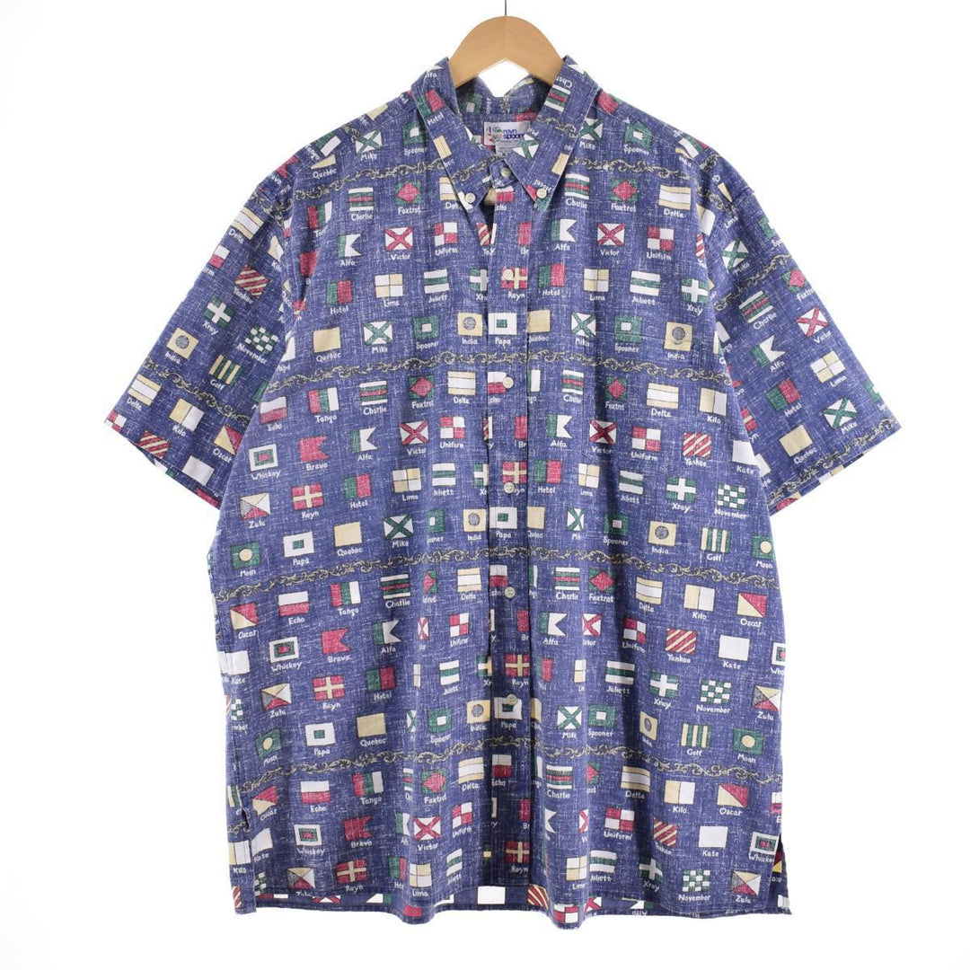 90'S Reyn Spooner Swimsuit Tag Bikini Tag Button Down Hawaiian Aloha Shirt Made in Hawaii Men's XXL /eaa319047