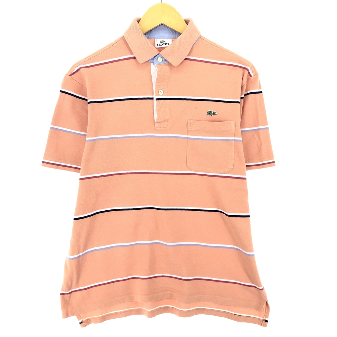 Lacoste LACOSTE Short Sleeve Striped Polo Shirt Size 5 Men's L /eaa320205