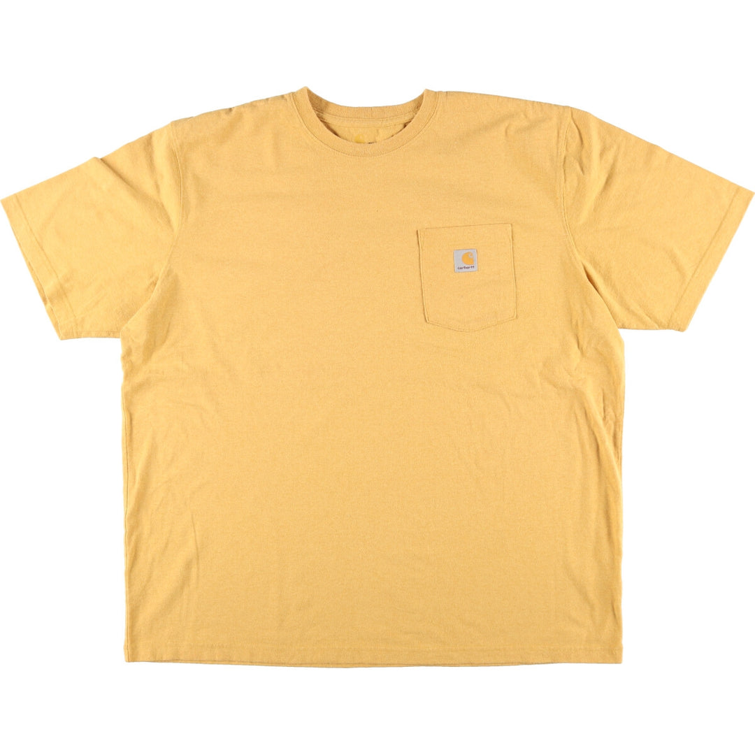 Carhartt ORIGINAL FIT short sleeve one point logo pocket T-shirt Men's XXL /eaa320214