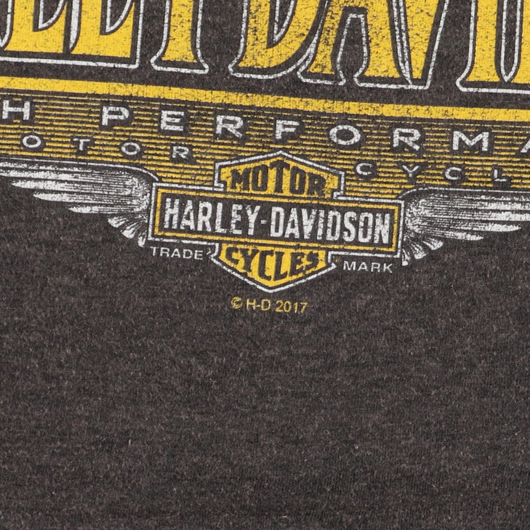 Harley-Davidson Double-sided Print Motorcycle Bike T-shirt Men's XL /eaa320494