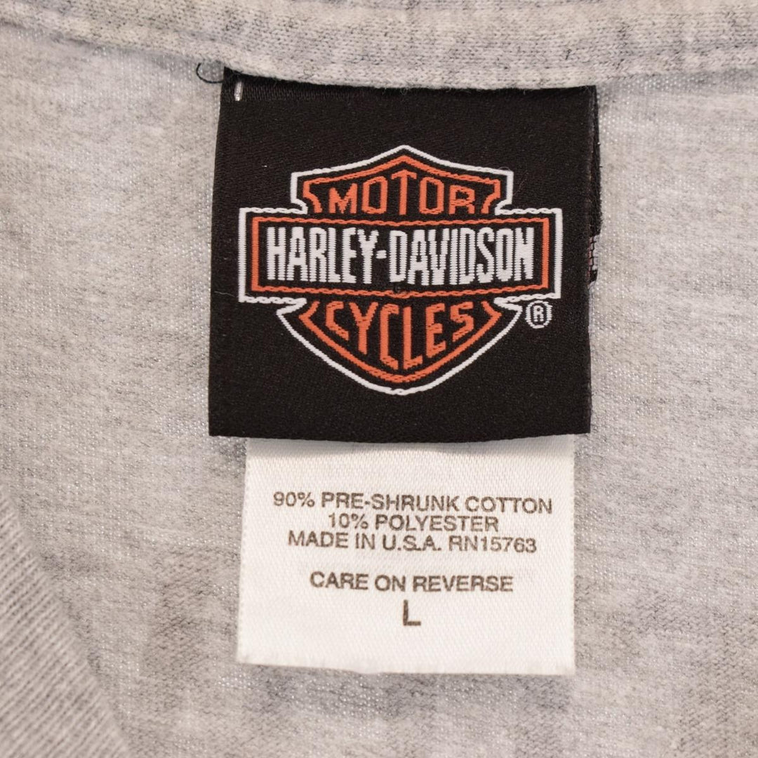 Harley-Davidson Hanes Motorcycle Bike T-shirt Made in USA Men's L /eaa320495