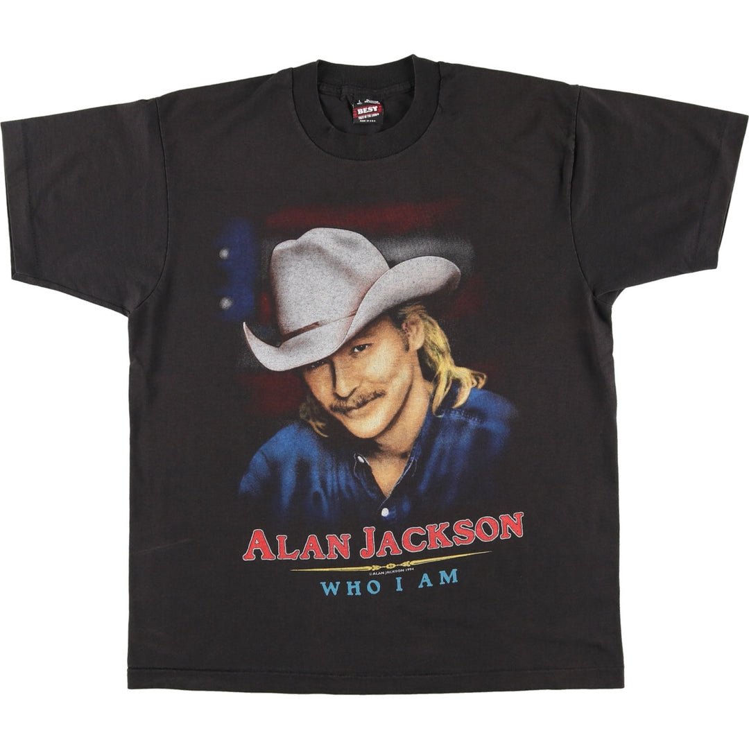 90'S Fruit of the Loom Alan Jackson Band T-Shirt, Made in USA, Men's L, Vintage /eaa320505