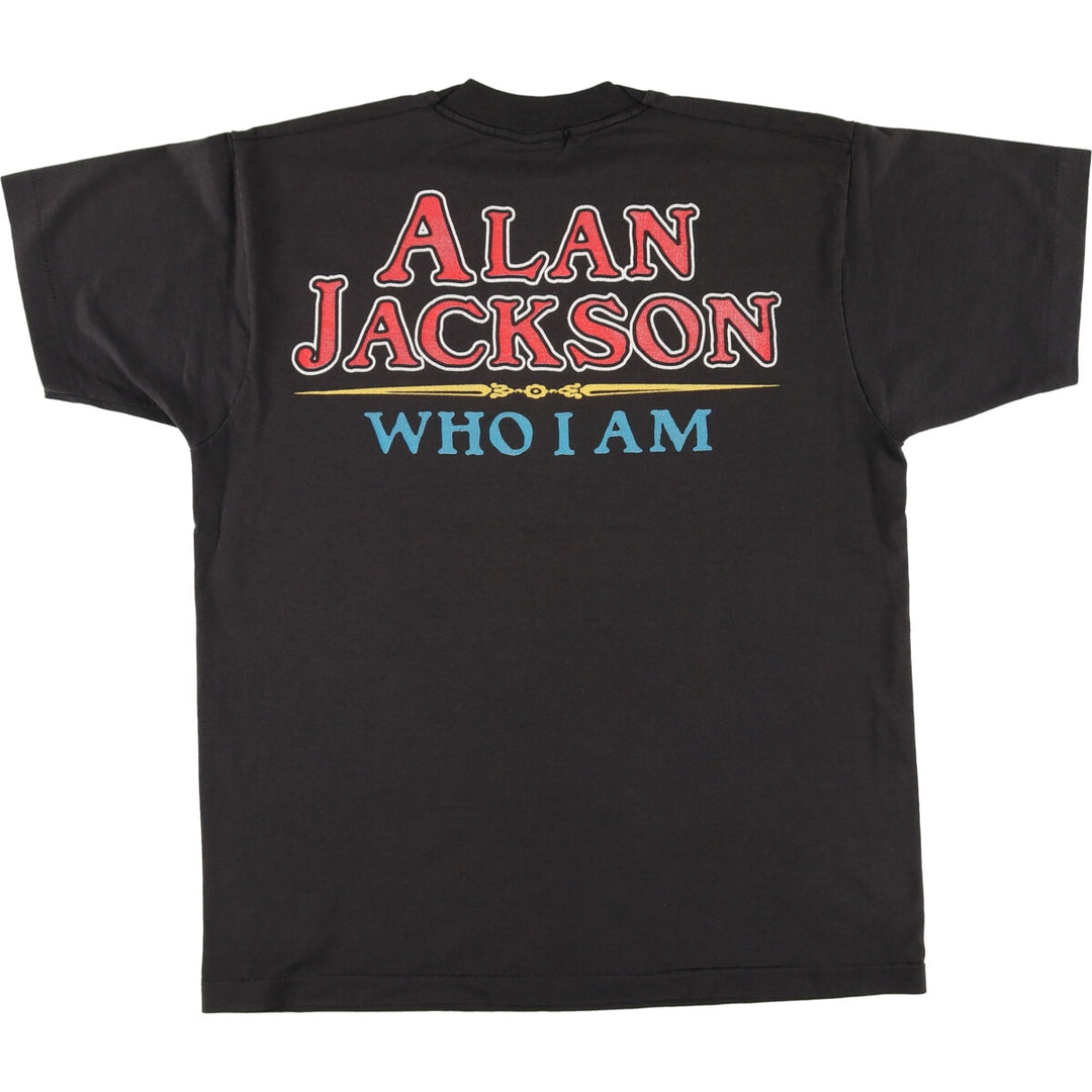 90'S Fruit of the Loom Alan Jackson Band T-Shirt, Made in USA, Men's L, Vintage /eaa320505