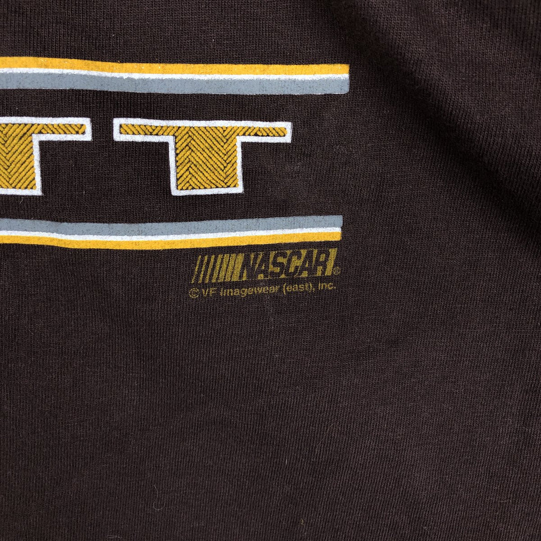 90s-00'S CHASE NASCAR Motorcycle T-shirt, Men's XL size cotton brown type Vintage Second Hand