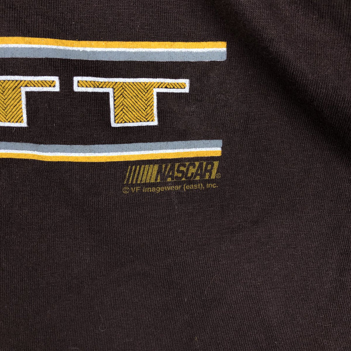 90s-00'S CHASE NASCAR Motorcycle T-shirt, Men's XL size cotton brown type Vintage Second Hand